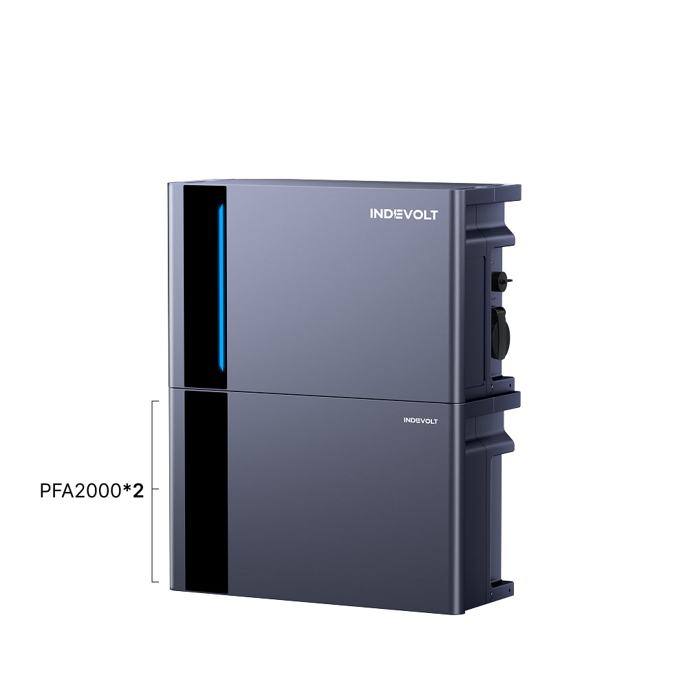 Indevolt PowerFlex 2000 Balkonkraftwerk mit Speicher - PowerFlex2000+PFA2000*2 (6030Wh) / Ohne Solarpanel / Ohne Halterungen