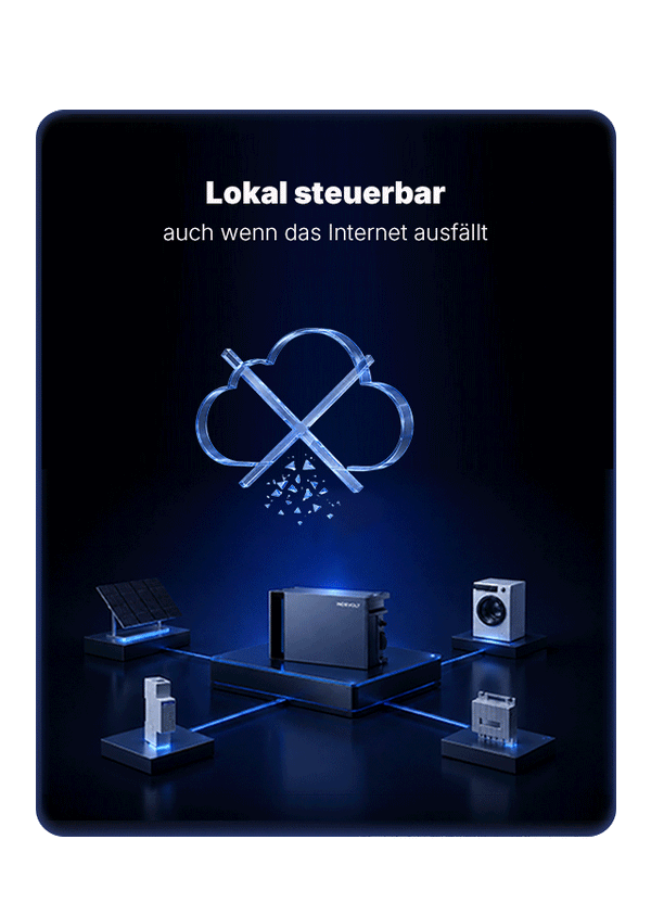 Nicht auf die Cloud angewiesen – wichtige Funktionen bleiben auch offline verfügbar.