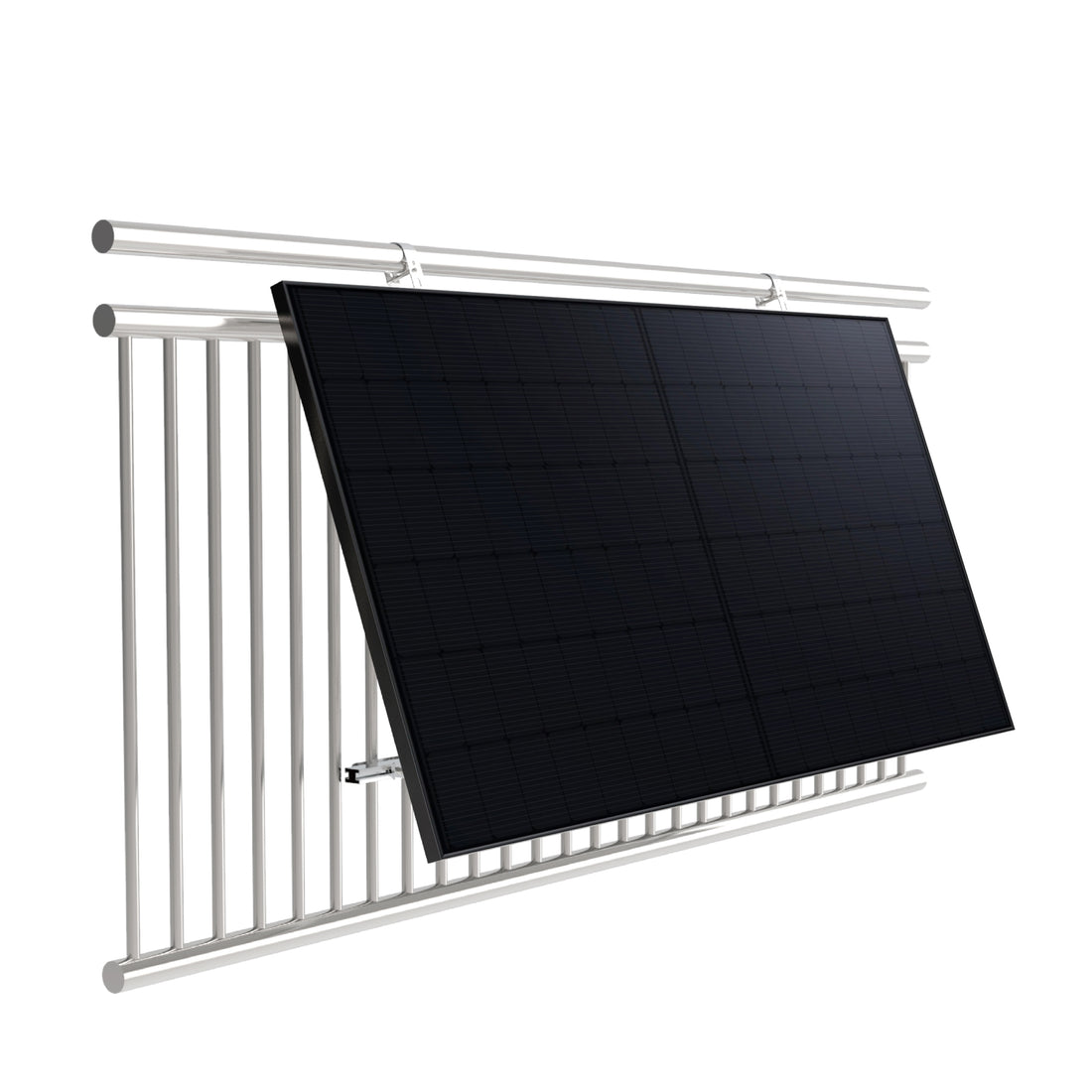 Indevolt Balkongeländer-Halterung Rundhaken (2 Paar)