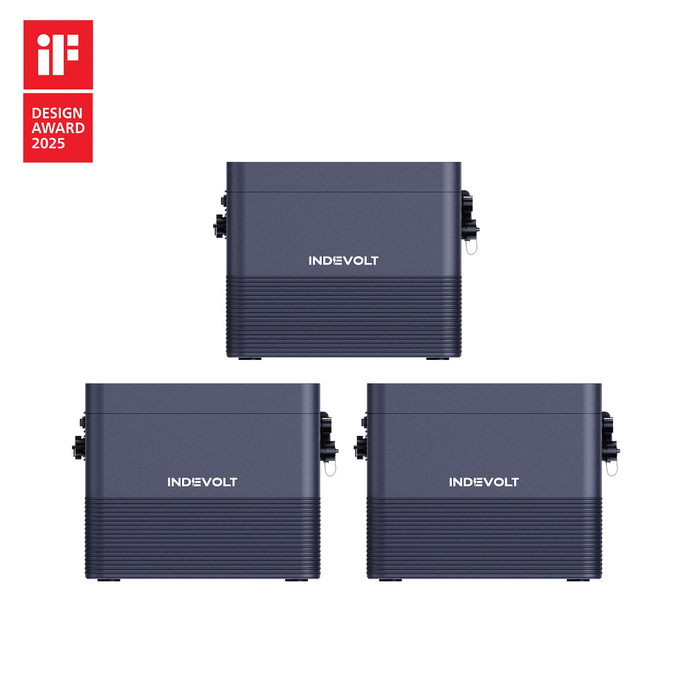 Indevolt BK1600 Balkonkraftwerk mit Speicher - BK1600*3 (4908Wh) / Ohne Solarpanel / Ohne Halterungen