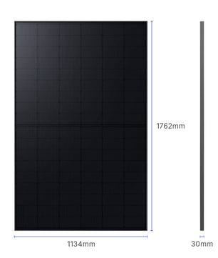 Indevolt Bifaziale Monokristalline Solarmodule (440W, 2er-Pack)