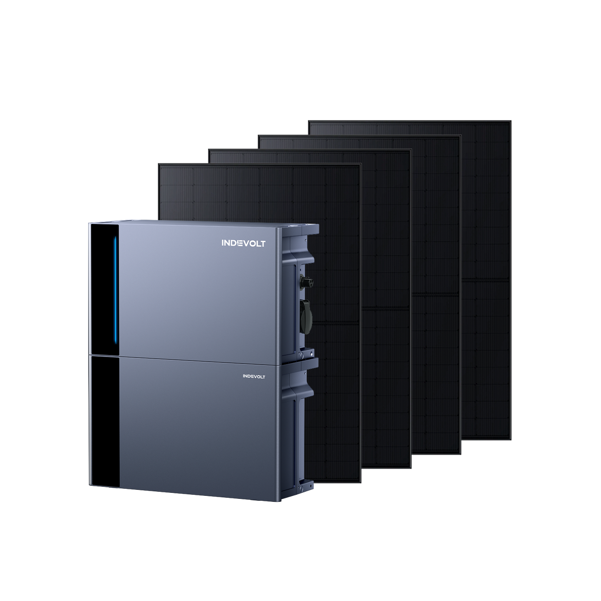 Indevolt SolidFlex 2000 Hybrid Balkonkraftwerk mit Halbfesten LiFePO₄-Akkus