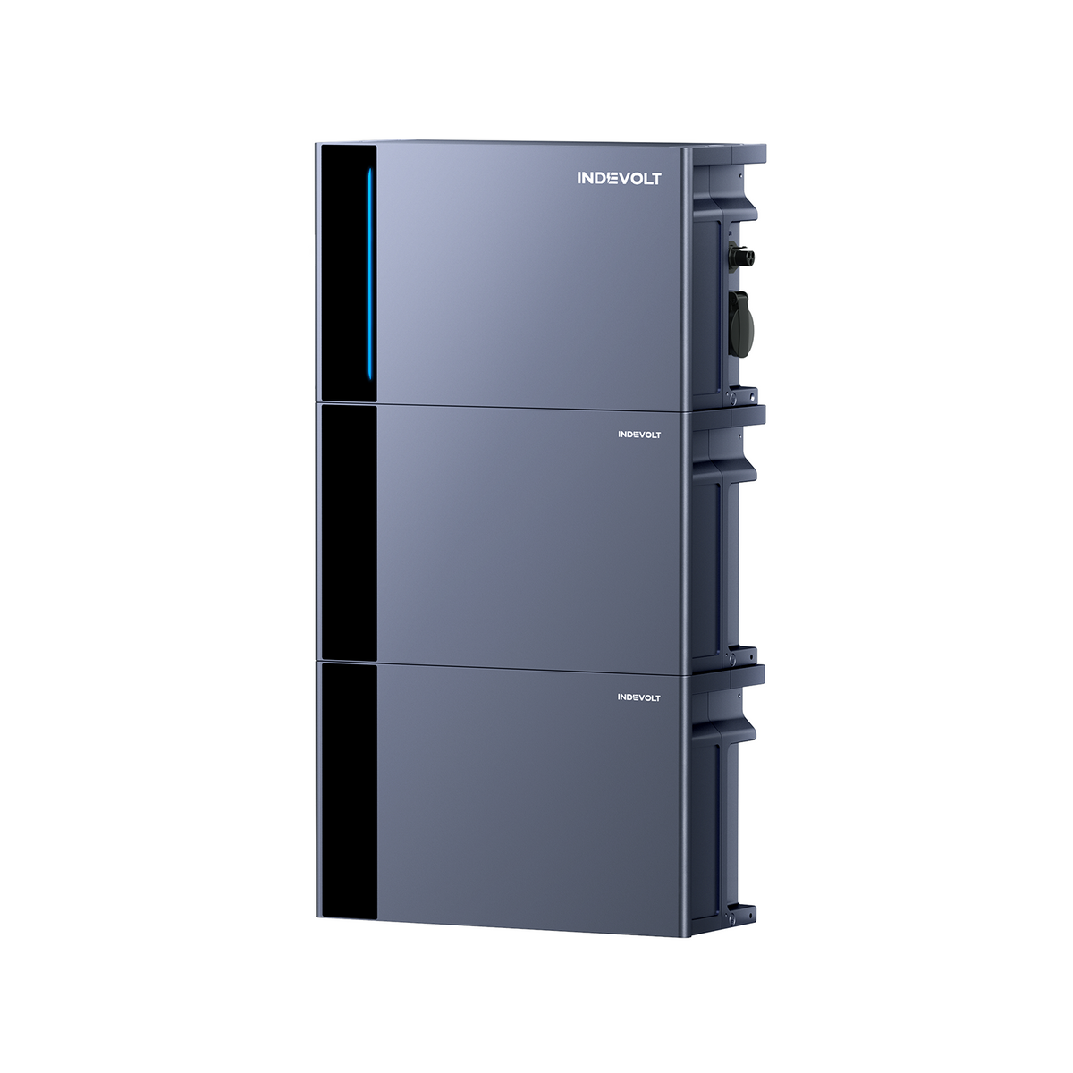 Indevolt SolidFlex 2000 Hybrid Balkonkraftwerk mit Speicher Set - SolidFlex2000 + SFA1800*2