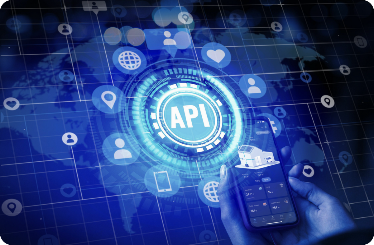 <p>Offene API<br/>für Home Assistant</p>