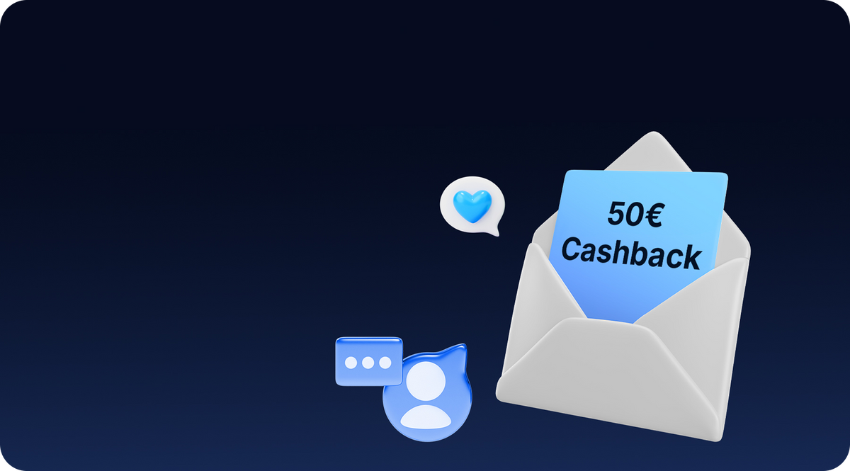 50€ Prämie für deine Empfehlung